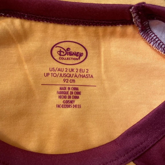 Disney Collection Little Girls Long Sleeve Moana Crew Neck Nightshirt size 2T - Picture 3 of 5